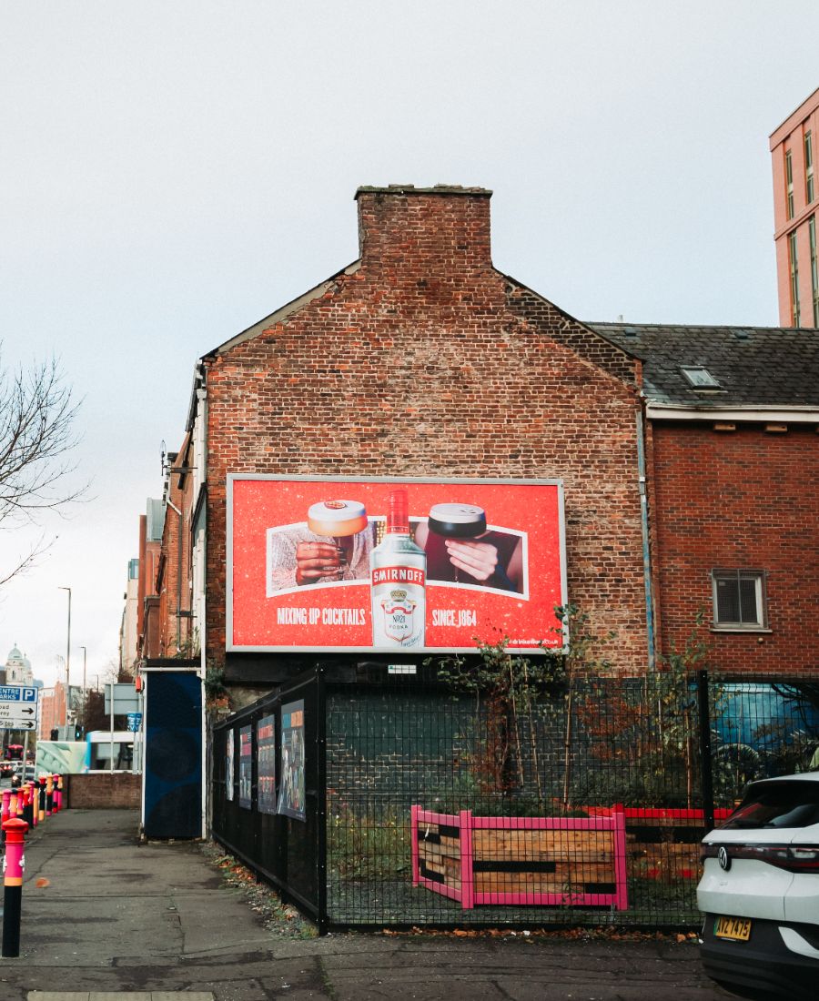 smirnoff ice ad on great victoria street